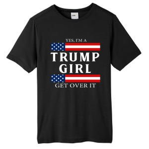 Usa Patriotic Proud Trump Girl Vote America Flag Design Tall Fusion ChromaSoft Performance T-Shirt