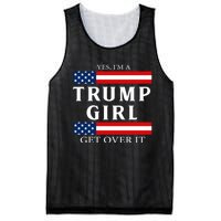 Usa Patriotic Proud Trump Girl Vote America Flag Design Mesh Reversible Basketball Jersey Tank