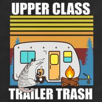 Upper Class Trailer trash 7 Panel Mesh Trucker Snapback Hat
