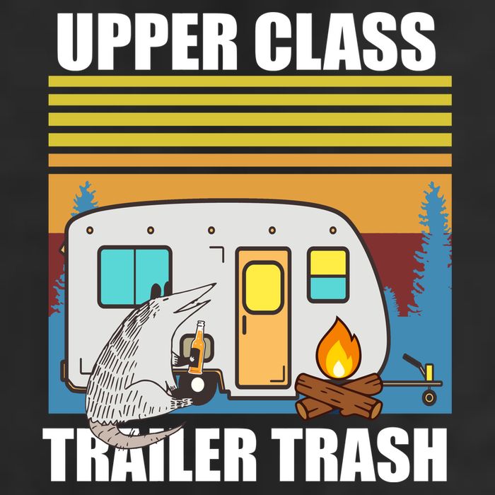 Upper Class Trailer trash 7 Panel Mesh Trucker Snapback Hat