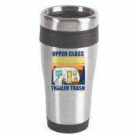 Upper Class Trailer trash 16oz Travel Tumbler