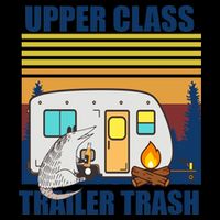 Upper Class Trailer trash 16oz Travel Tumbler