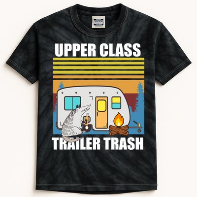 Upper Class Trailer trash Kids Tie-Dye T-Shirt