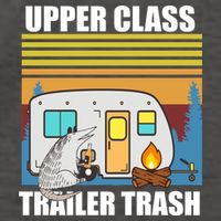 Upper Class Trailer trash Vector Backpack