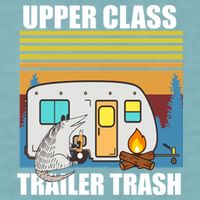 Upper Class Trailer trash Sueded Cloud Jersey T-Shirt