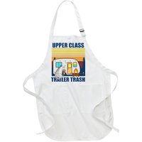 Upper Class Trailer trash Full-Length Apron With Pockets