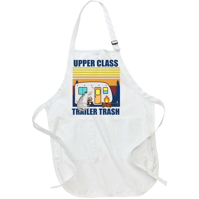 Upper Class Trailer trash Full-Length Apron With Pockets