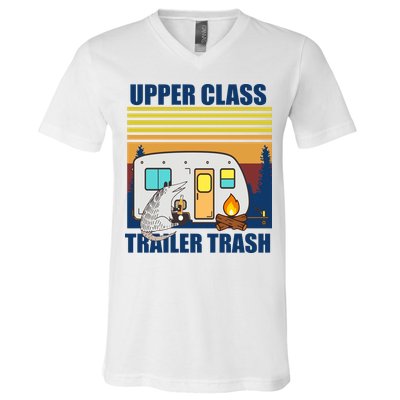 Upper Class Trailer trash V-Neck T-Shirt