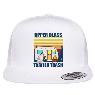 Upper Class Trailer trash Flat Bill Trucker Hat