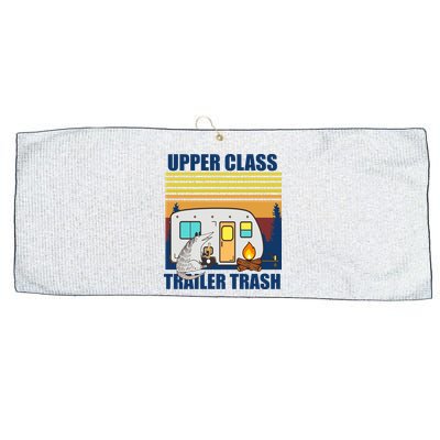 Upper Class Trailer trash Large Microfiber Waffle Golf Towel