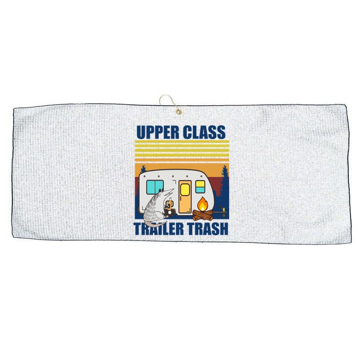 Upper Class Trailer trash Large Microfiber Waffle Golf Towel