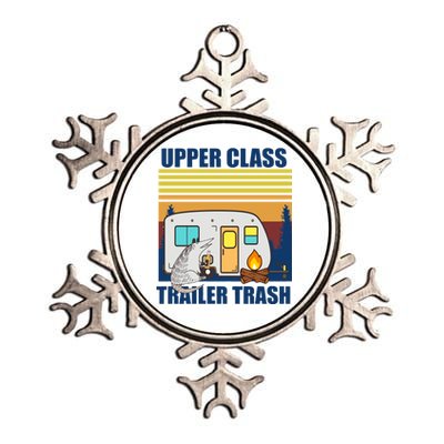 Upper Class Trailer trash Metallic Star Ornament