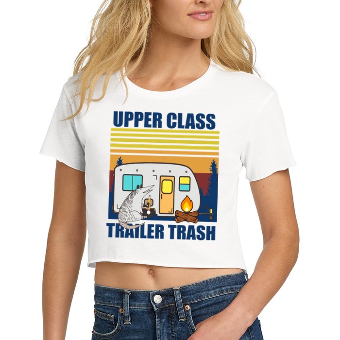 Upper Class Trailer trash Crop Top