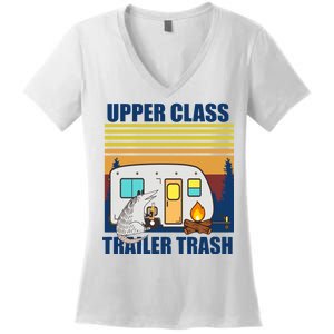 Upper Class Trailer trash Women's V-Neck T-Shirt