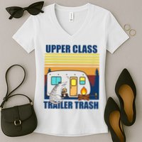 Upper Class Trailer trash Women's V-Neck T-Shirt