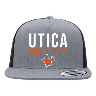 Utica Pioneers Stacked Flat Bill Trucker Hat