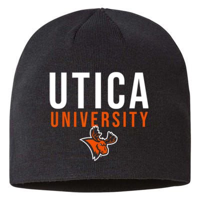 Utica Pioneers Stacked Sustainable Beanie