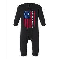 Us Postal Service Memorial Day Proud Postal Worker Infant Fleece One Piece