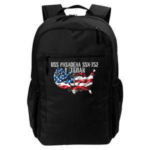 Uss Pasadena Ssn793 Attack Submarine Veteran Us Flag Premium Daily Commute Backpack