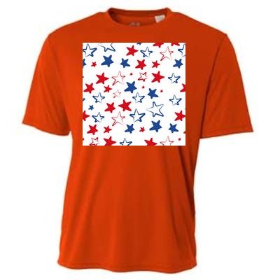 USA Pattern Stars Cooling Performance Crew T-Shirt