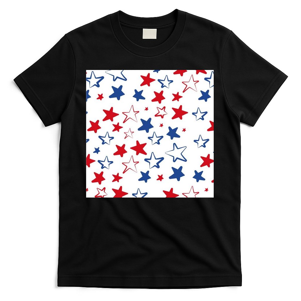 USA Pattern Stars T-Shirt