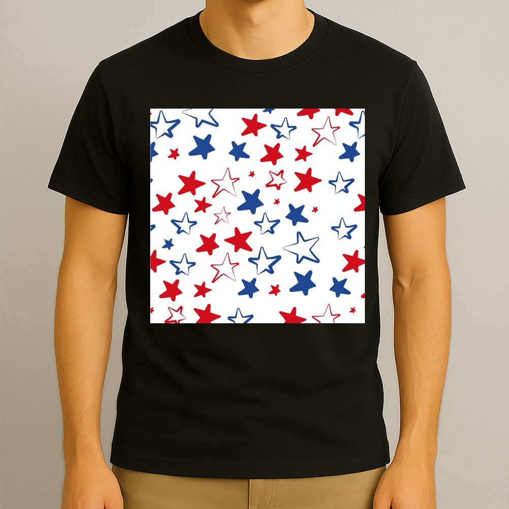USA Pattern Stars T-Shirt
