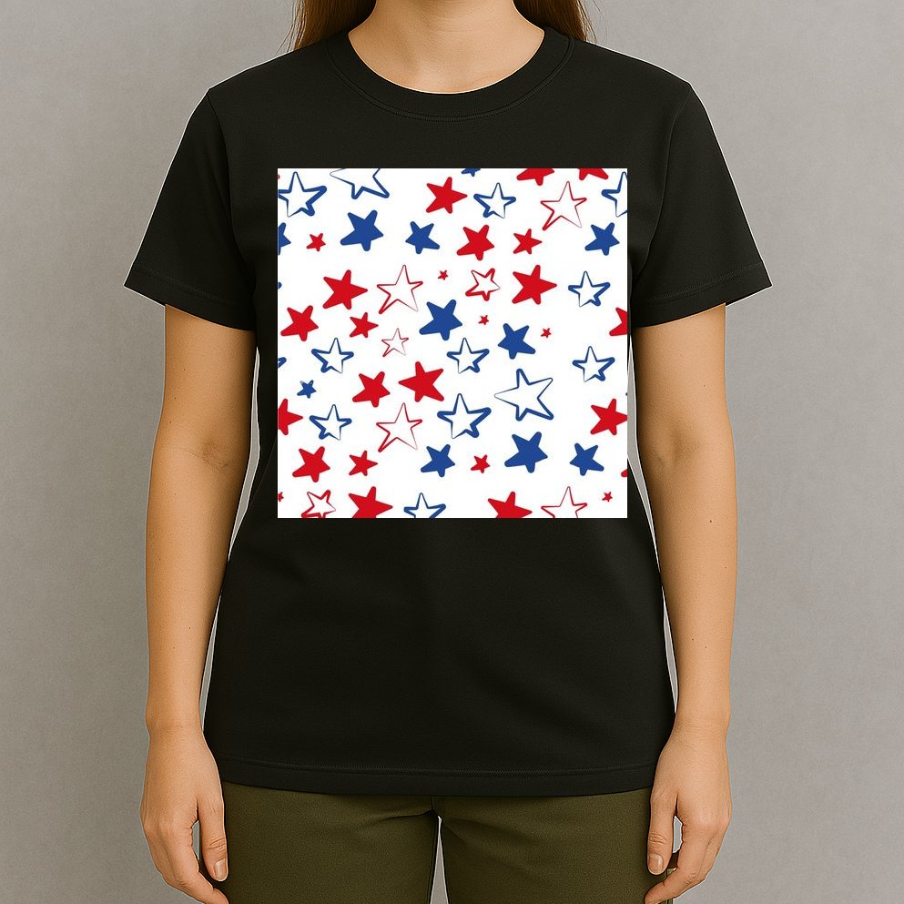 USA Pattern Stars T-Shirt