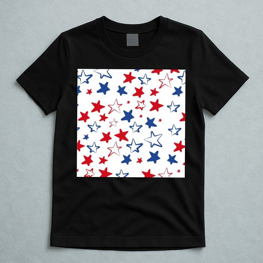 USA Pattern Stars T-Shirt