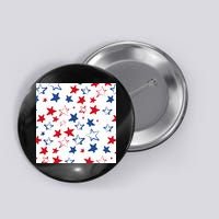 USA Pattern Stars Button
