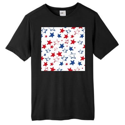 USA Pattern Stars Tall Fusion ChromaSoft Performance T-Shirt