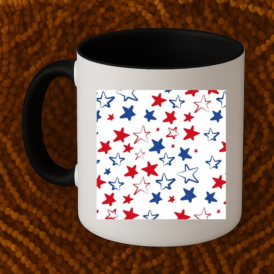 USA Pattern Stars Mug