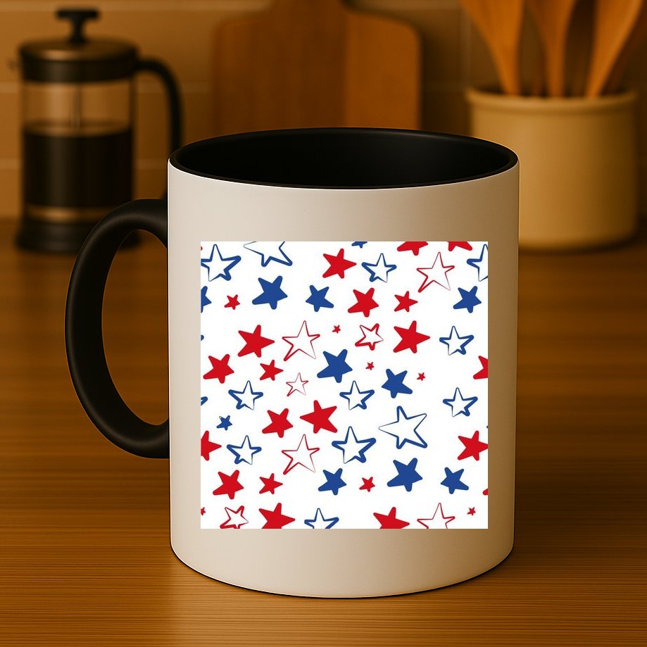 USA Pattern Stars Mug