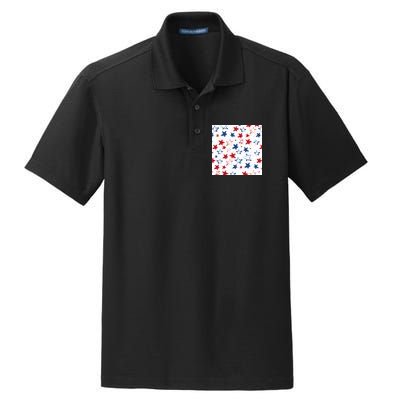 USA Pattern Stars Dry Zone Grid Polo