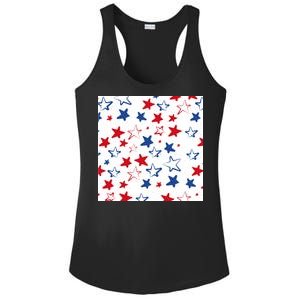 USA Pattern Stars Ladies PosiCharge Competitor Racerback Tank