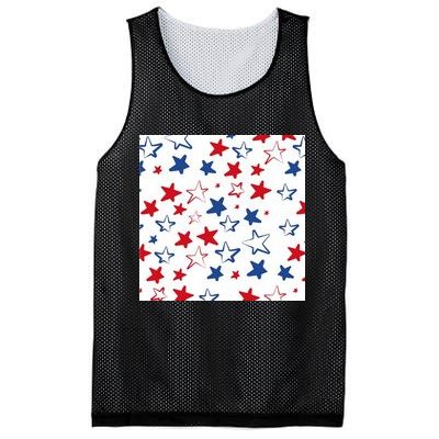 USA Pattern Stars Mesh Reversible Basketball Jersey Tank