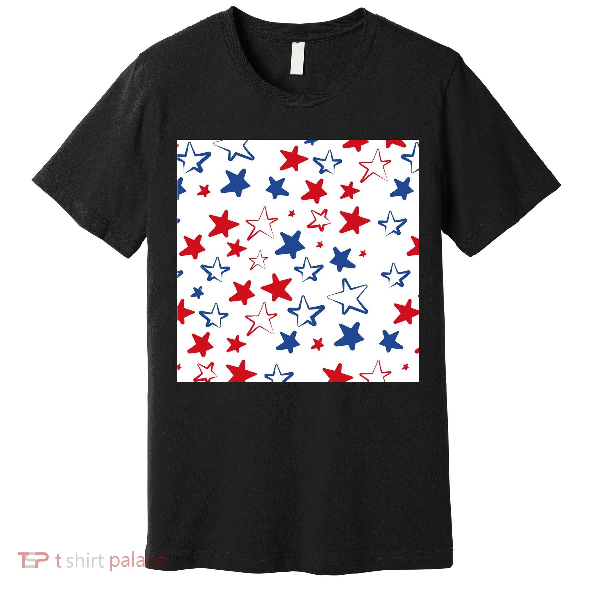 USA Pattern Stars Premium T-Shirt
