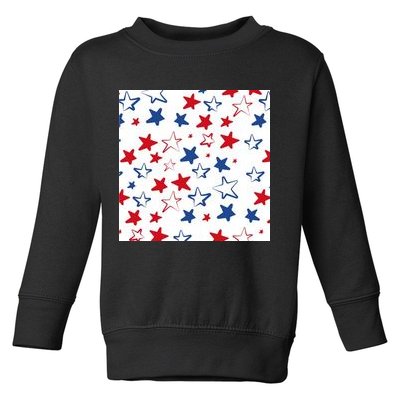 USA Pattern Stars Toddler Sweatshirt