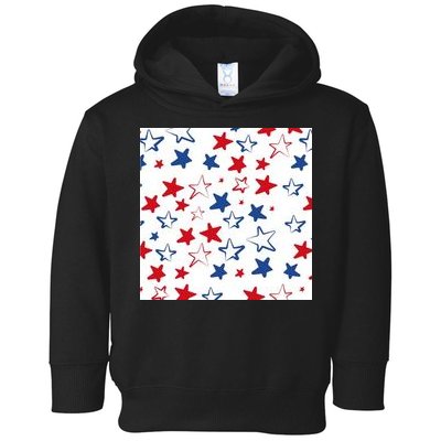 USA Pattern Stars Toddler Hoodie