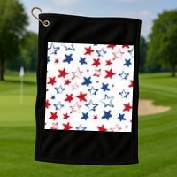 USA Pattern Stars Golf Towel