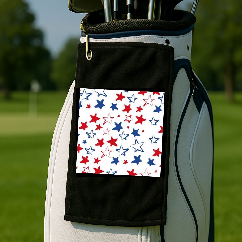 USA Pattern Stars Golf Towel