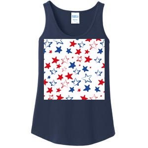 USA Pattern Stars Ladies Essential Tank