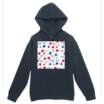 USA Pattern Stars Urban Pullover Hoodie