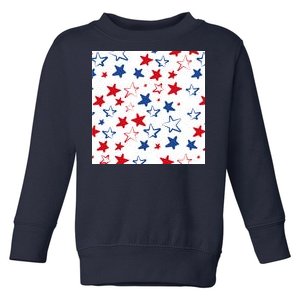 USA Pattern Stars Toddler Sweatshirt