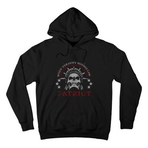 US Patriots Skull Tyranny Rebellion Freedom 2nd Amendment  Hoodie