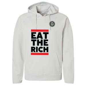 UAW President Shawn Fain Eat The Rich Performance Fleece Hoodie