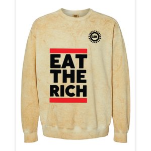 UAW President Shawn Fain Eat The Rich Colorblast Crewneck Sweatshirt