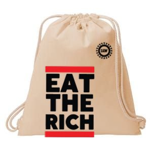 UAW President Shawn Fain Eat The Rich Drawstring Bag