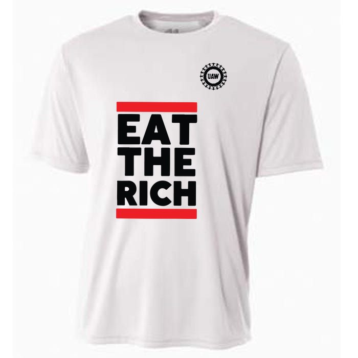 UAW President Shawn Fain Eat The Rich Cooling Performance Crew T-Shirt