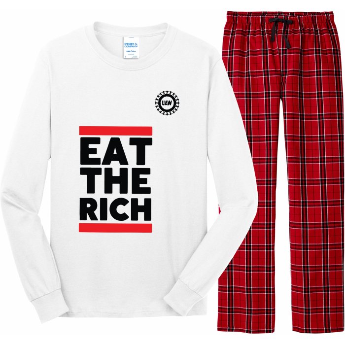 UAW President Shawn Fain Eat The Rich Long Sleeve Pajama Set