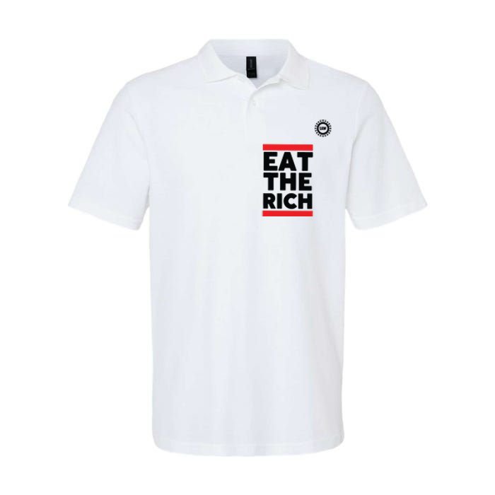 UAW President Shawn Fain Eat The Rich Softstyle Adult Sport Polo